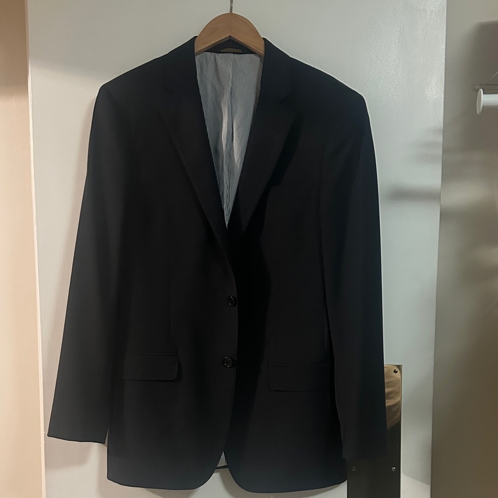 Classic Navy Blue Brooks Brothers Explorer Madison Fit 38R Men's Blazer